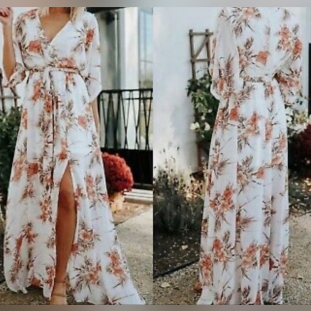 Baltic Born Kia Kimono Maxi Dress Size Medium M